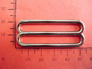 

1 3/4 inch DIY Zinc alloy Nickle Tri glide buckle, metal slider, Tri glide button for dog collar backpack bag luggage accessory