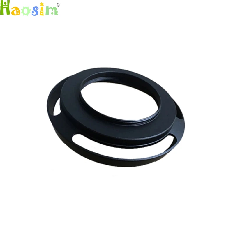 

37mm Black Vented Curved Metal camera lens Hood for Olympus 14-42 EZ mask EP5 EPL7 EM10 II biscuit lens
