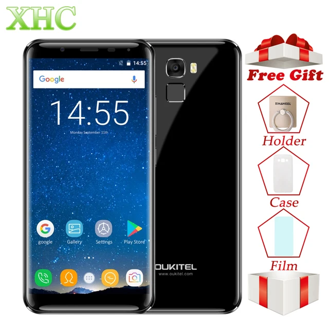 Best Offers OUKITEL K5000 21MP+16MP Smartphones 5.7'' 5000mAh Android 7.0 MTK6750T Octa Core RAM 4GB ROM 64GB Dual SIM OTG 4G Mobile Phones