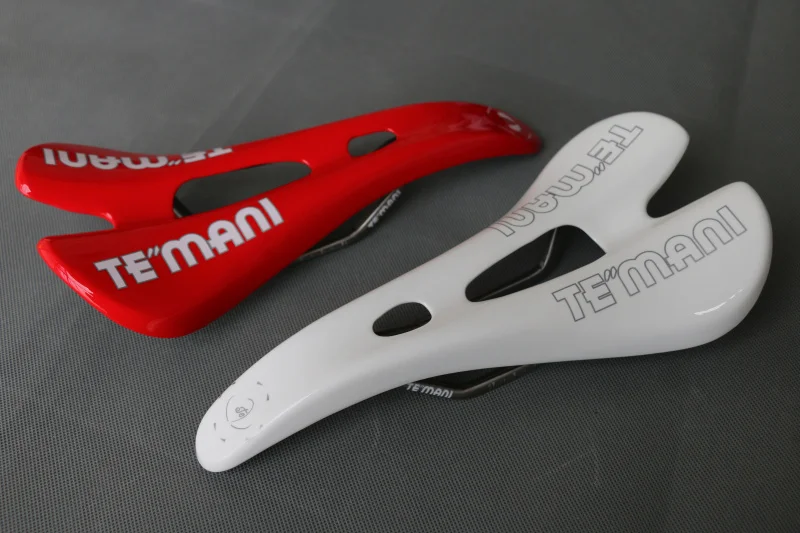 

100% New TEmani UD Gloss Full Carbon Fiber Road Bicycle Saddle Superhard Titanium Bow-shaped Hollow Saddle MTB Bike Saddle Seat