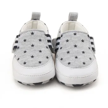 

Baby Summer Casual Shoes Stars Pattern Soft Sloe First Walkers Patchwork Boys Girls Anti-Slip Shoes
