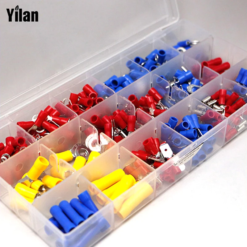 Assorted Full Insulated Terminals Female Male Connectors Assortment Kit