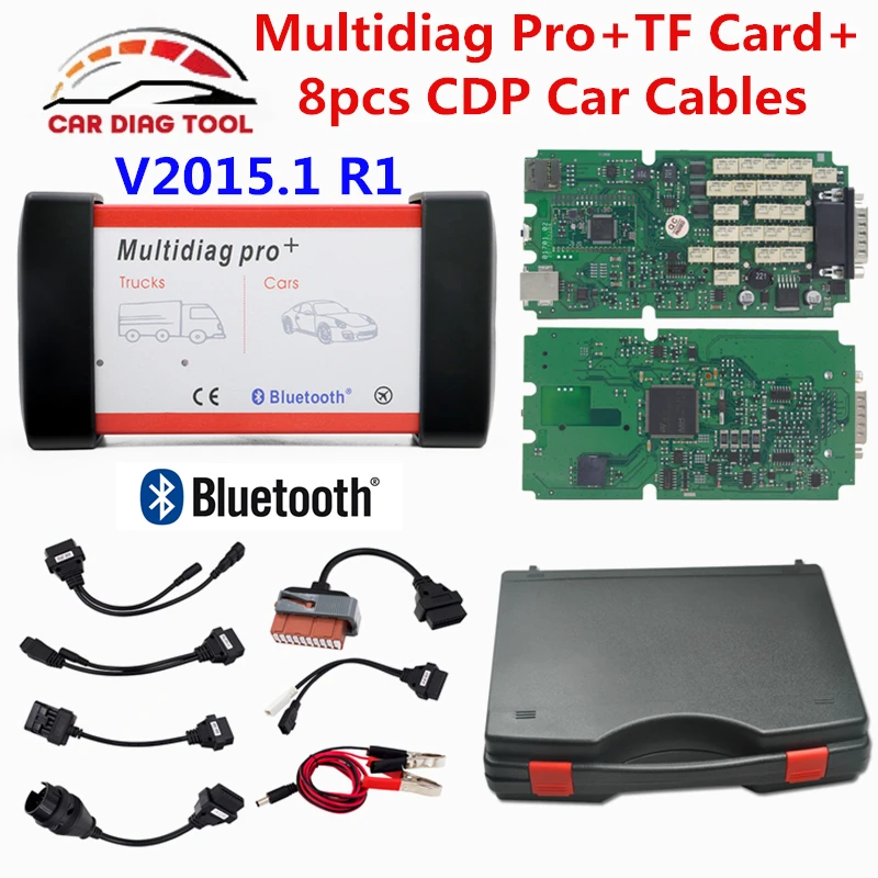 imágenes para 2017 DHL Libre Verde Solo PCB Multidiag Pro + Bluetooth 2015.1 R1/2014. R2 TCS CDP Pro OBD2 escáner Herramienta de Diagnóstico Del Carro Del Coche imágenes para 2017 DHL Libre Verde Solo PCB Multidiag Pro + Bluetooth 2015.1 R1/2014. R2 TCS CDP Pro OBD2 escáner Herramienta de Diagnóstico Del Carro Del Coche