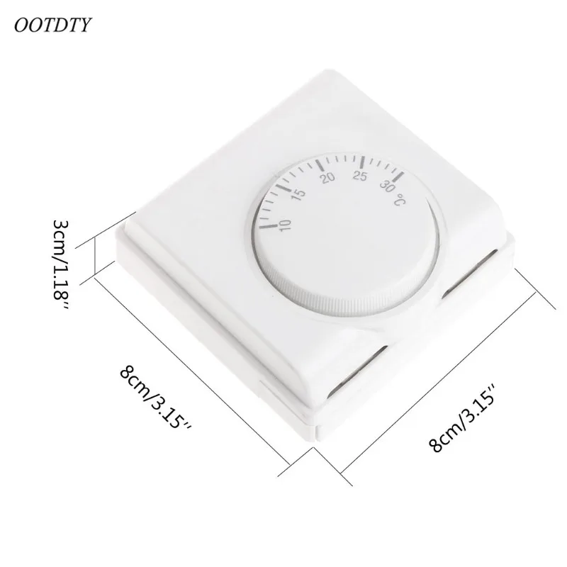 OOTDTY комнатный напольный Регулятор Температуры Механический Термостат центрального отопления 220 В переменного тока