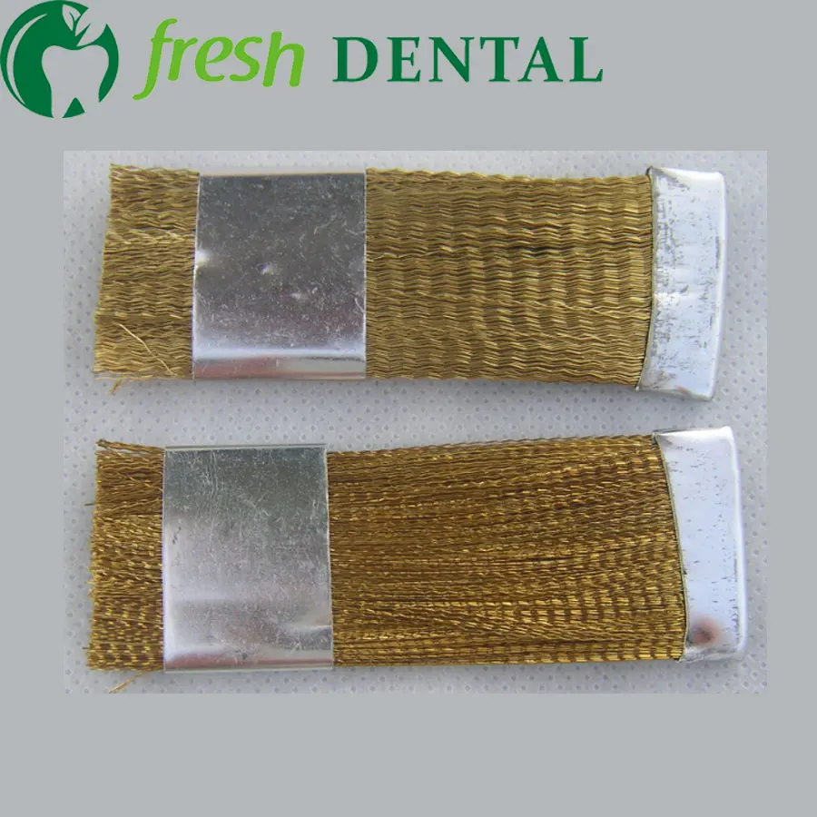 Buy 2pcs Dental Endodontic file bur wire brush