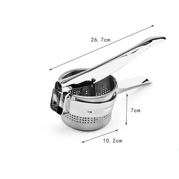 

Manual Potato Smashers Stainless Steel Vegetable Ricers Kitchen Accessories Kitchen Gadgets Cooking Tools Fruit Press Maker 35