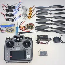 F02015-I Складная стойка RC комплект вертолетов APM2.8 полета Управление доска+ gps+ 1000KV двигатель+ 10x4,7 пропеллер+ 30A ESC+ AT10 TX