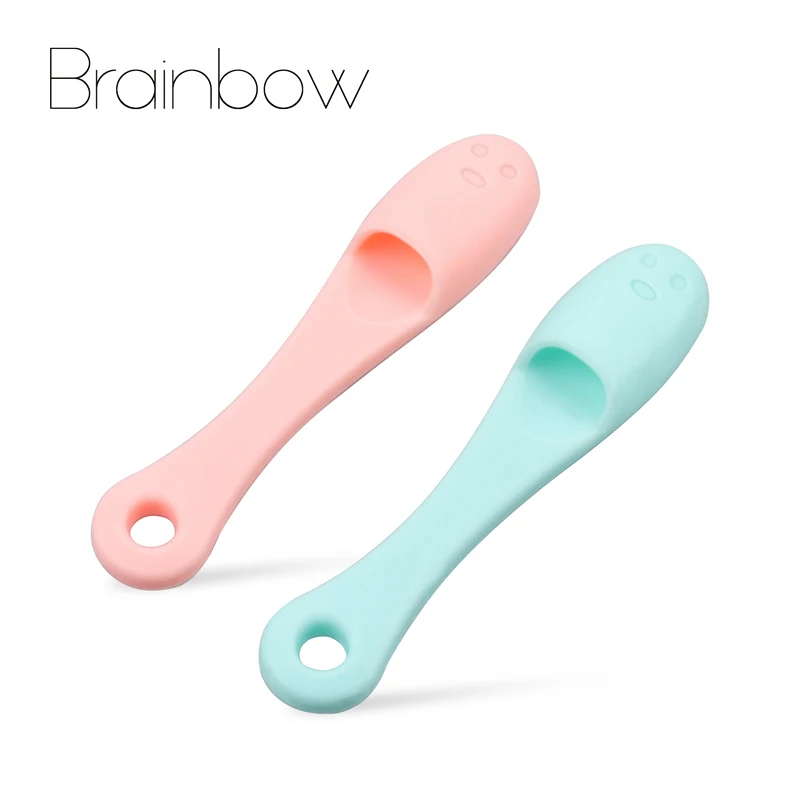 Brainbow 1pc Facial Nose Pore Cleaner Brushes Blackhead Remover Soft Silicone Finger Massage Brush Face Washing Cleansing Tools|brush for|brush