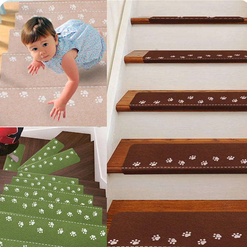 Home Indoor Luminous Visual Staircase Step Pad Cartoon Self-adhesive Mattress Mats Home Staircase Mat Anti-skid Pad ZQ893696