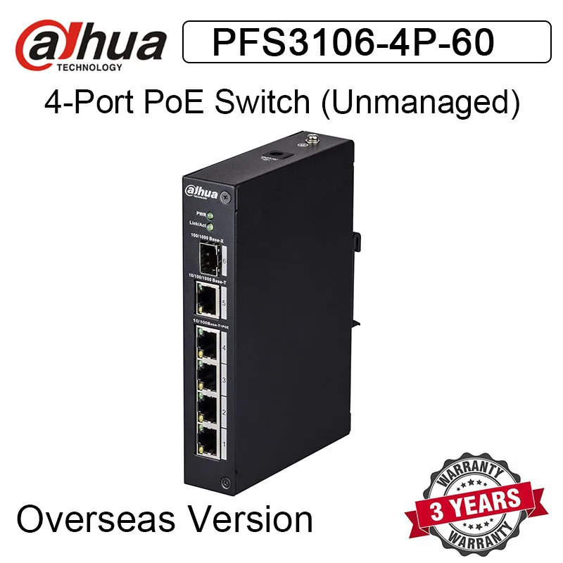 PFS3106-4P-60 POE Switch