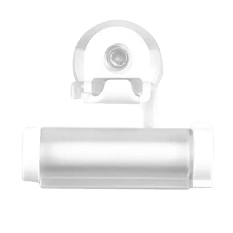 1 шт. прокатный диспенсер для зубной пасты держатель для присоски стоматологический крем аксессуары для ванной комнаты ручной шприц пистолет диспенсер - Цвет: Белый