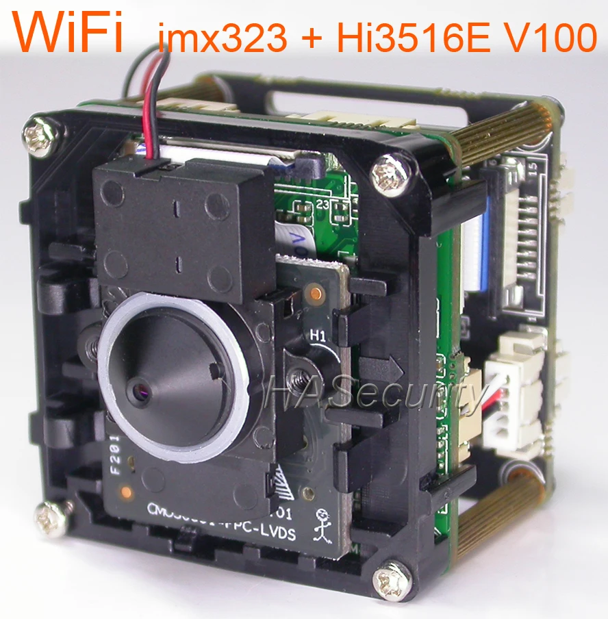 Wi Fi специальный объектив 3 7 мм H265 H264 1/2.9 &quotSony Exmor IMX323 CMOS + Hi3516E V100 камера