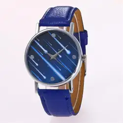 MINHIN Лидер продаж звезда циферблат кожа часы дамы повседневное кварцевые часы Мода Волк Дизайн для женщин Повседневное Ремешок