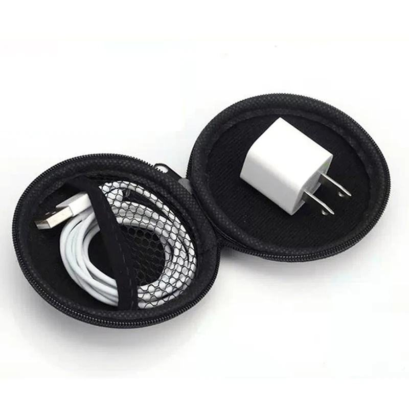 

Earphone Holder Case Storage Carrying Hard Bag Box Case For Earphone Headphone Accessories Earbuds memory Card USB Cable