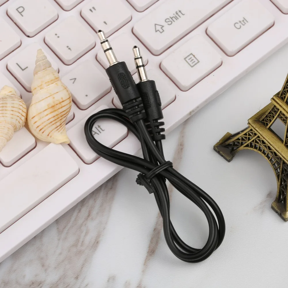 50cm Short Car 3.5 Aux Cable male to male Tester Audio Cable for Apple