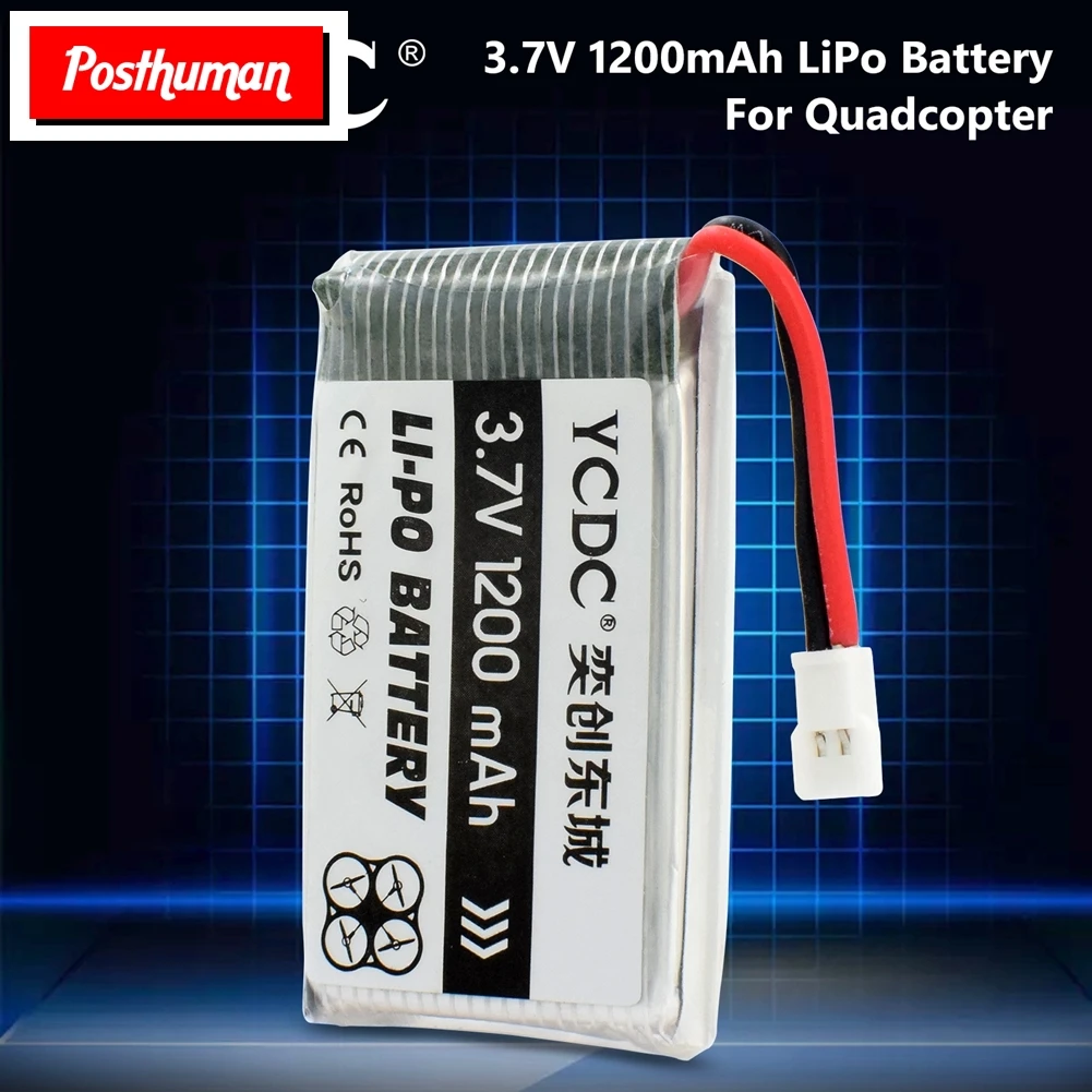 

1200mAh 3.7V Li-Po Lipo Battery for Syma X5C X5SW X5C-1 X5SC JJRC H37 for SYMA Drone Top Sale RC Quadcopter Drone Battery