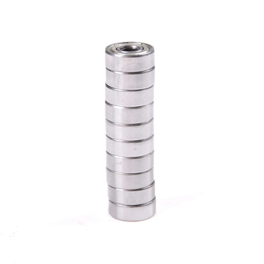 

10Pcs/Pack Miniature Deep Groove Ball Bearing Metal Shielded Metric Radial Ball Bearings 624ZZ