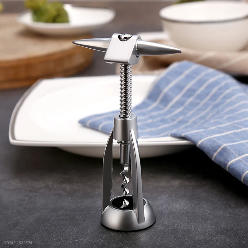 

Superior Design Bottle Opener Crokscrew Metal Wine Opener Tool Quality Compact Wine Opener Durable Kitchenware Tool