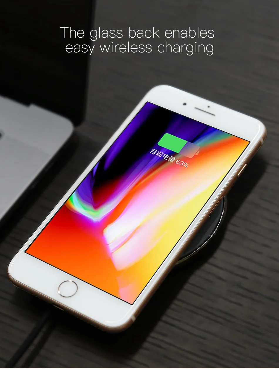 Miếng dán kính cường lực mặt sau lưng cho iPhone 7 Plus / iPhone 8 Plus hiệu Baseus