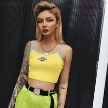 Weirdgirl, женские майки с вышивкой, сексуальные, вечерние, женский жилет, топы, тонкие, без бретелек, эластичные, без рукавов, модные, летние, крутые, новинка