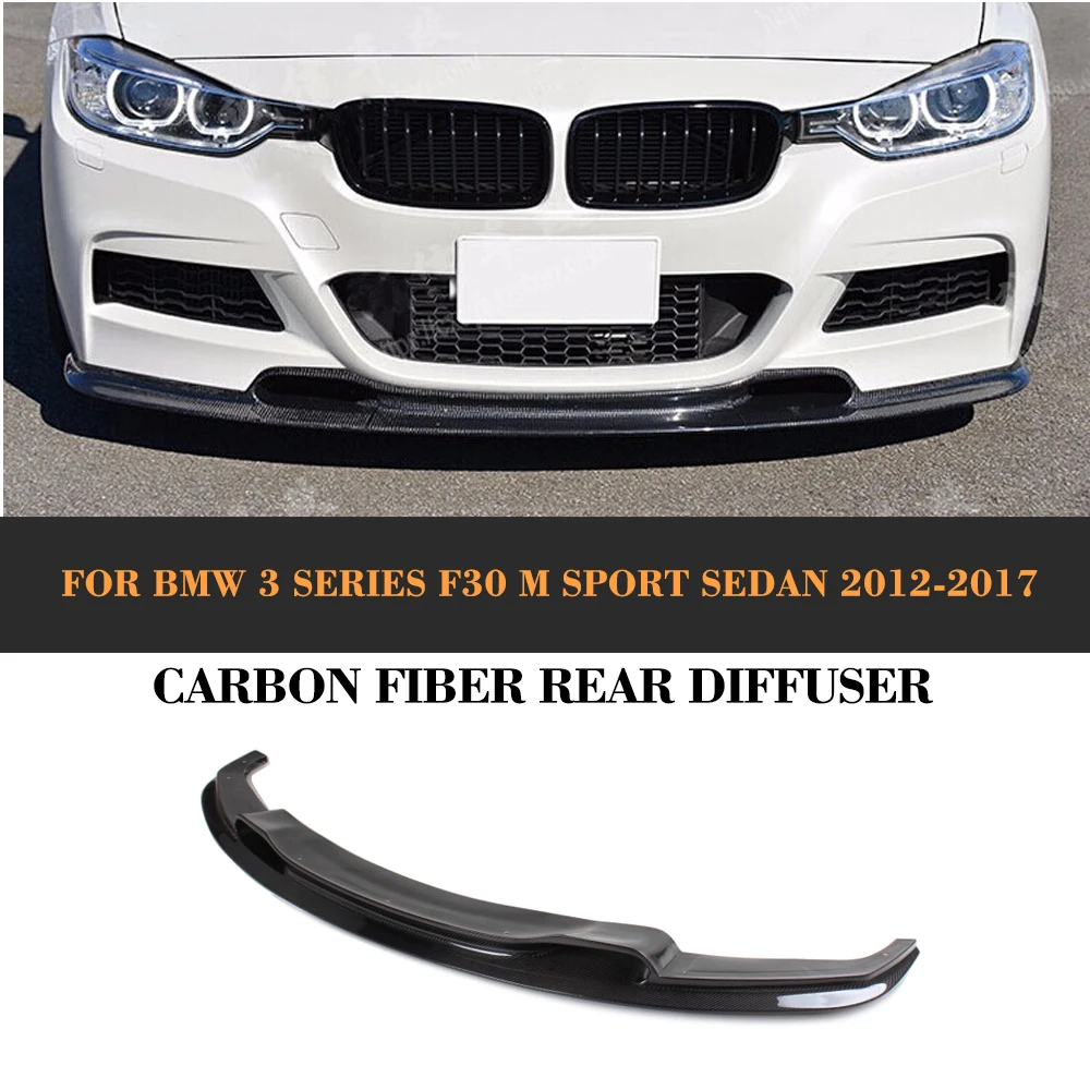 

F30 3D styling carbon fiber car front bumper lip for BM W,auto carbon front spoiler lip for F30(fit F30 M tech bumper 2012UP)