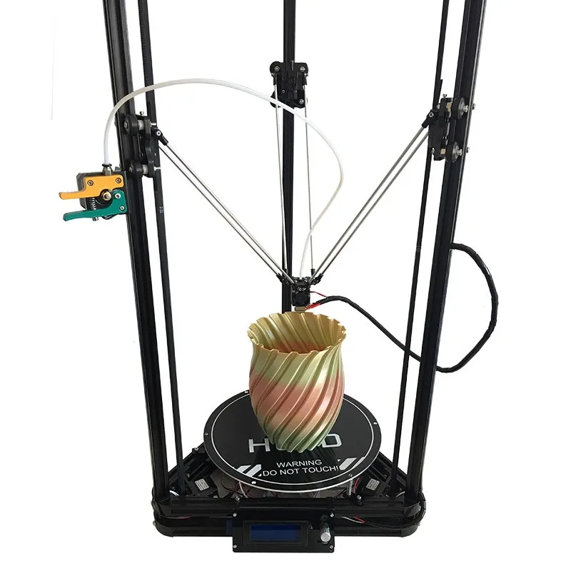 He3D большой размер печати reprap автоматический уровень K280 delta 3d принтер комплект один металлический экструдер и тепло кровать поддержка мульти материал