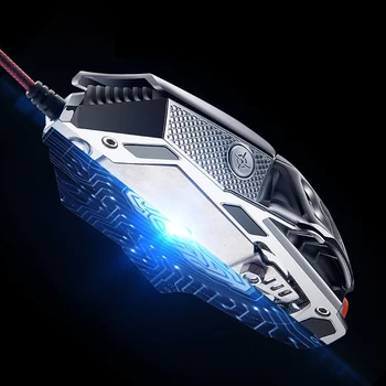 

Freewolf For V9 2400dpi Professional 6-key Macro Programming Mouse LED Cable Machinery Backlight Game Mouse