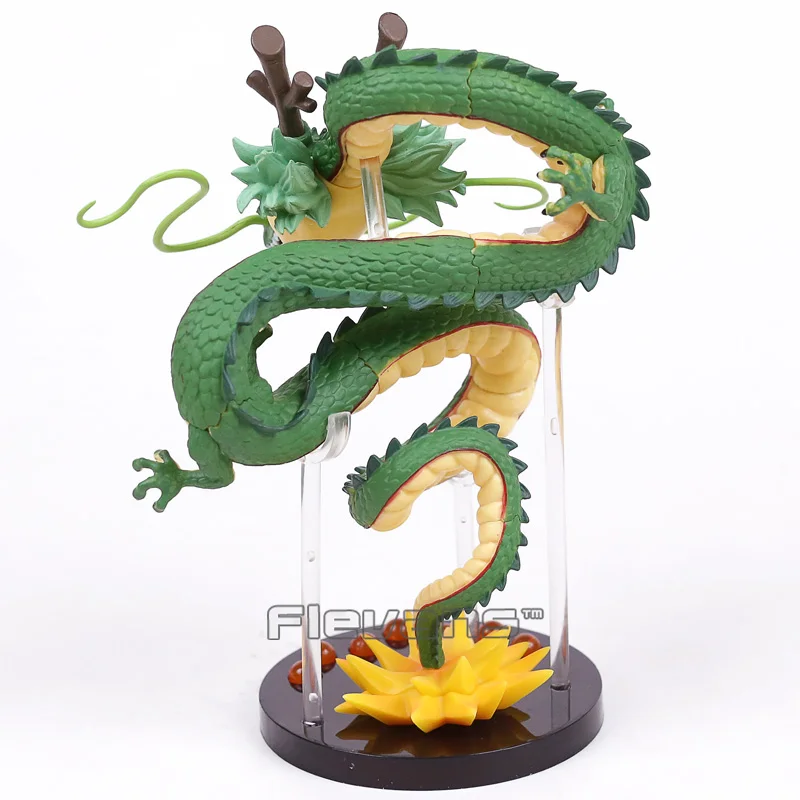 Новинка; Лидер продаж! Dragon Ball Z Dragon Shenron+ стойка пень дерева+ 7 хрустальных шаров ПВХ Фигурки Коллекционная модель игрушки