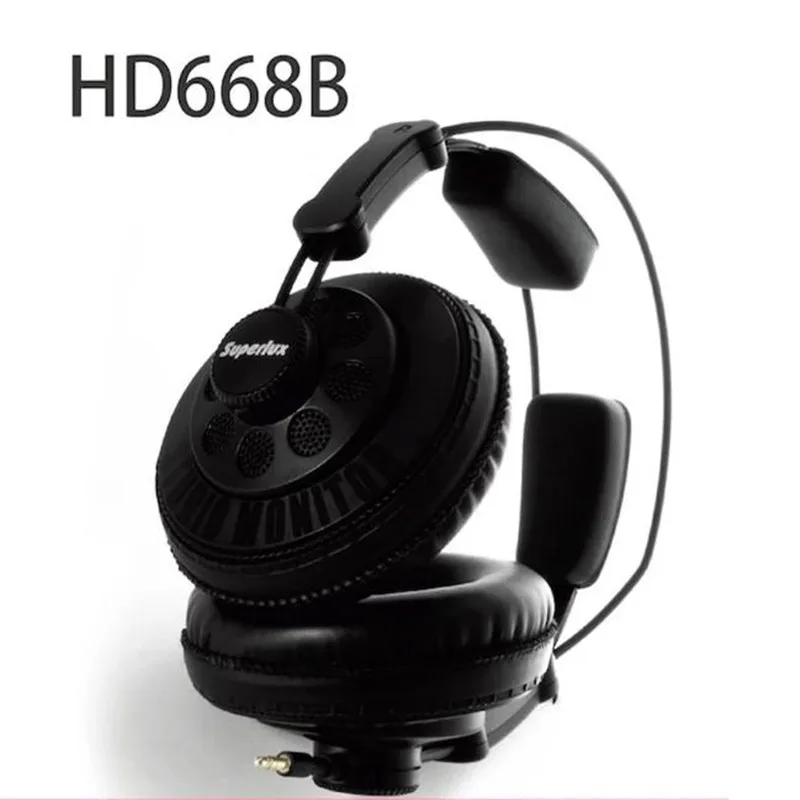 Наушники Superlux HD668B профессиональные полуоткрытые студийные стандартные динамические наушники для мониторинга музыки съемные глубокие басы