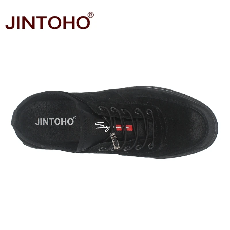 Casual Jintoho Black gray Marca Sapatos Preto Alta Homens Sobre Grife Masculinos Da Luxo Couro De Qualidade Mocassins Deslizar khaki Para TrTYUqv