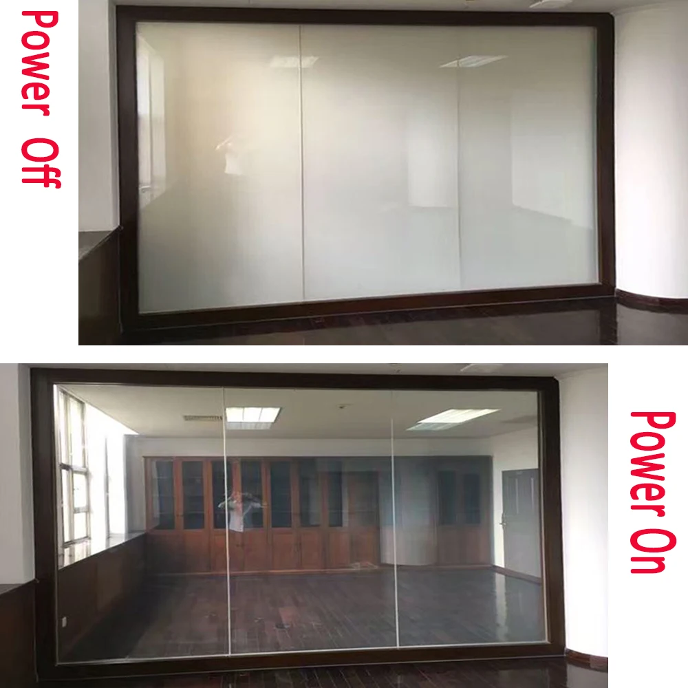

Customized size 1500mmx900mm+ power supply PDLC smart film privacy protection room partition