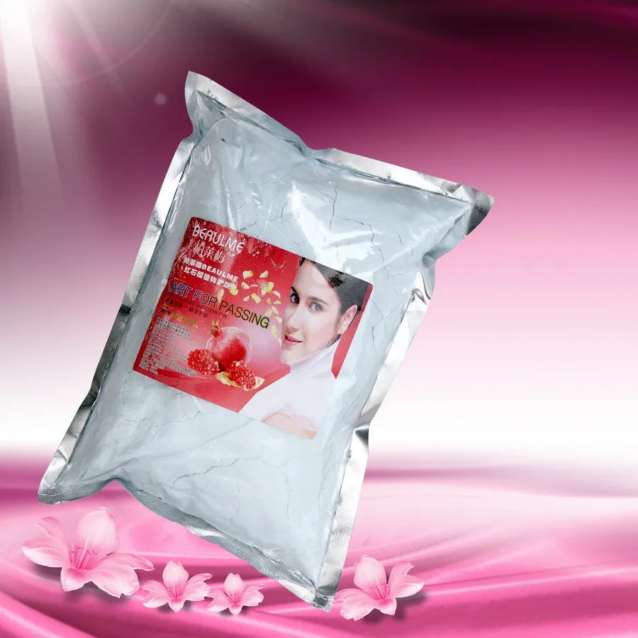 

Moisturizing mask with soft film powder and lock water tight skin