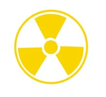 Yellow radiation proof vinyl car font b sticker b font personality away from danger