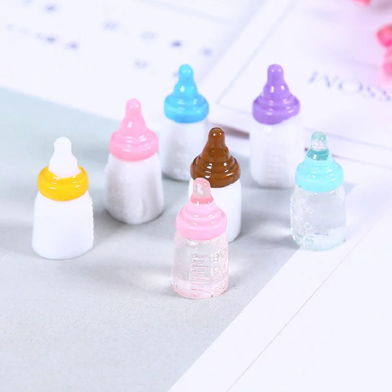 

10PCS Mix Resin A Small Bottle DIY Accessories SLIME Filling Cream Gel Mobile Phone Shell Decoration