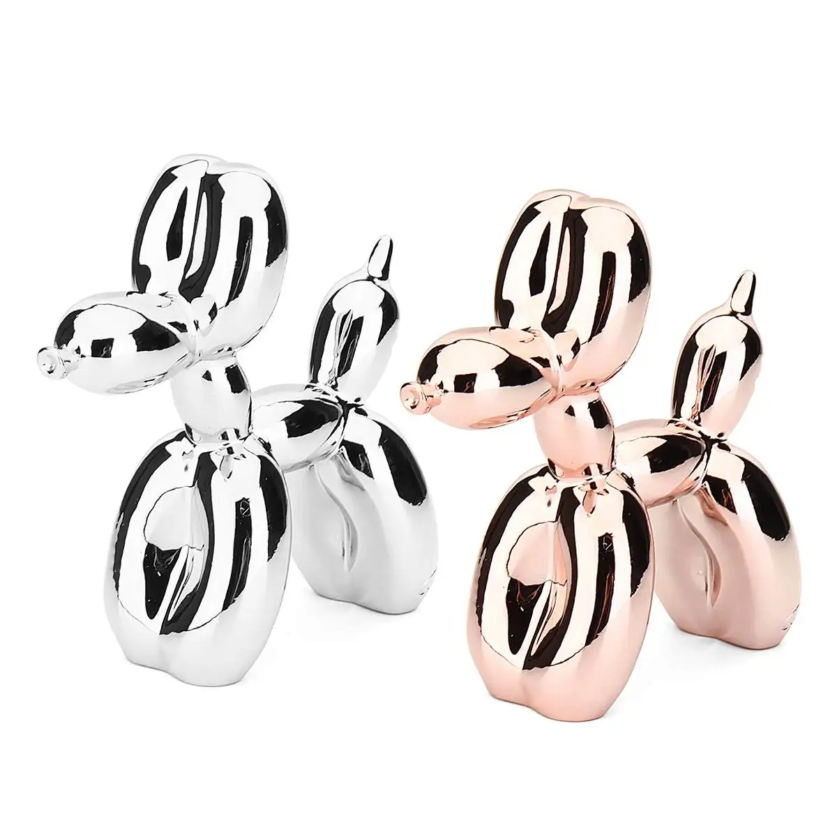 

Resin Dog Ornament Balloon Dog Crafts Sculpture Statue Gifts Fashion Cake Home Decoration Party Dessert Desktop Ornament Decor