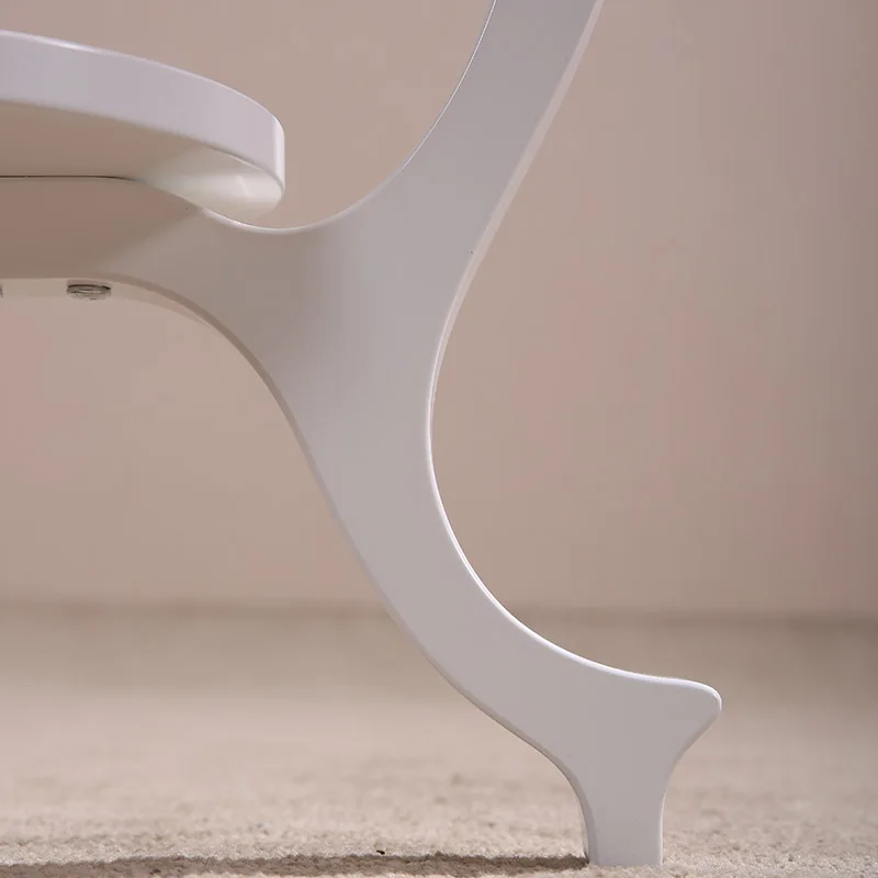 New adurable solid wood tea table white round minimalist modern wooden end table home living room antique furniture M203 New adurable solid wood tea table white round minimalist modern wooden end table home living room antique furniture M203