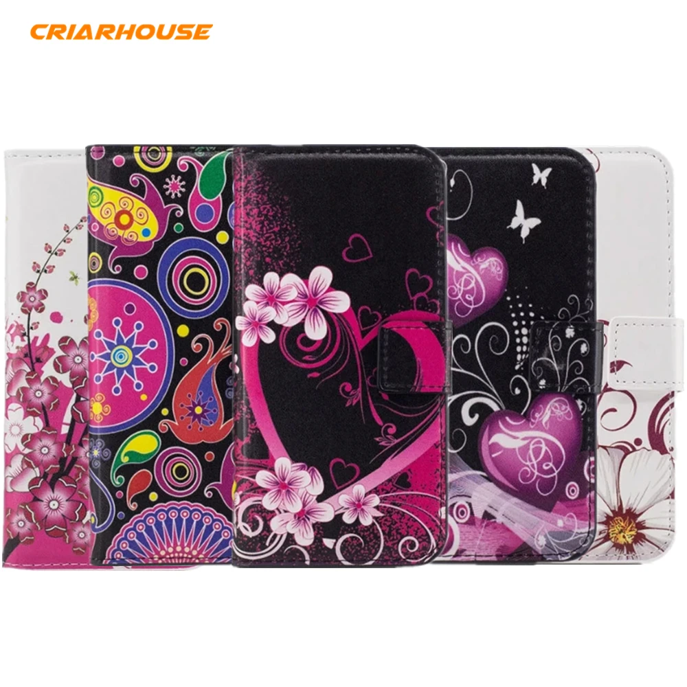 

Painting Flip Wallet Leather Soft Case Cover For Huawei P7 P8 P9 P10 Lite 2017 Y3II Y5II Y6II G7 G8 Y625 Y550 Honor 5A LYO-L21