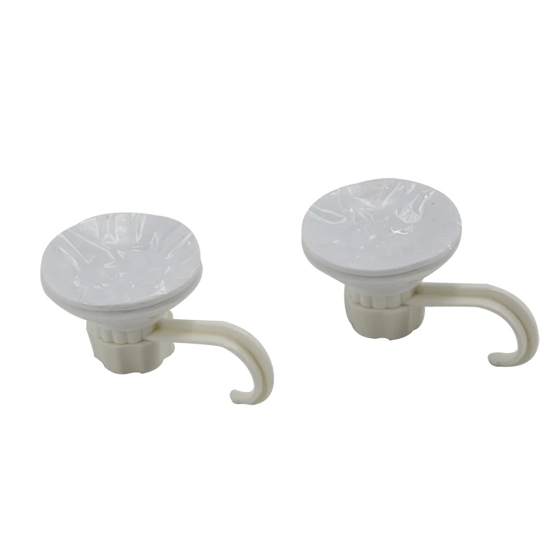 2Pcs Plastic Wall Mounted Hooks Shower Holder Storage Rack Organiser