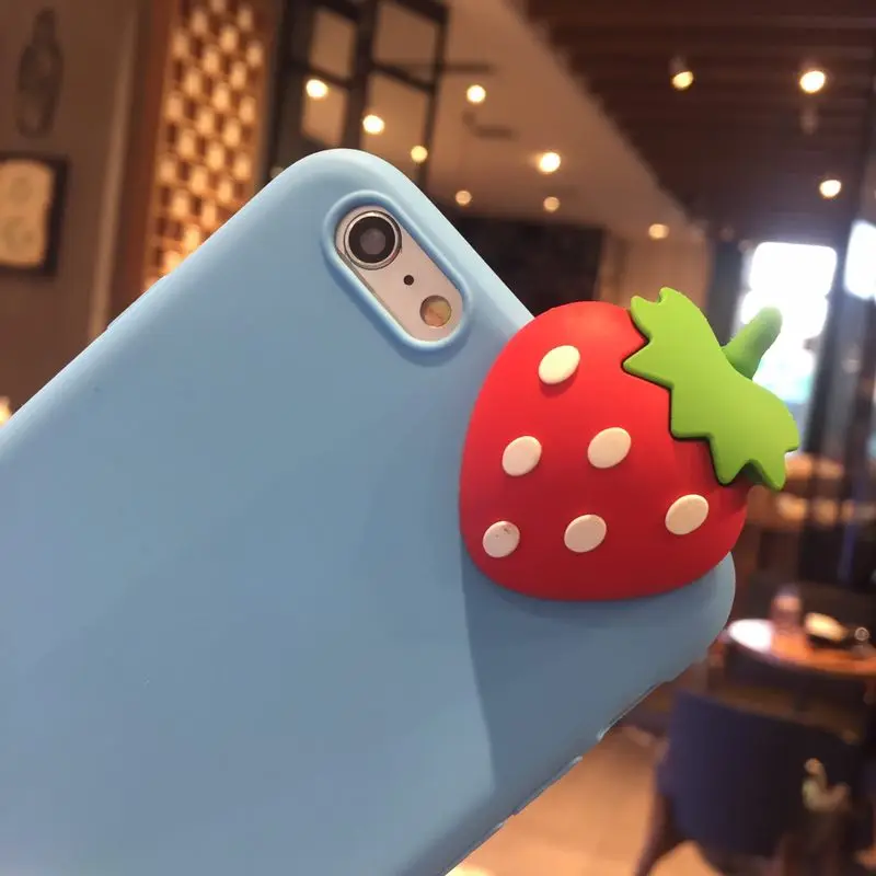 For Vivo V15 Pro V11 V11i Y91 Y91i Y95 Y91C Y81 Y85 V9 Y53 Case Soft 3D Fruit Banana Pineapple Cherry Watermelon Cactus Cover