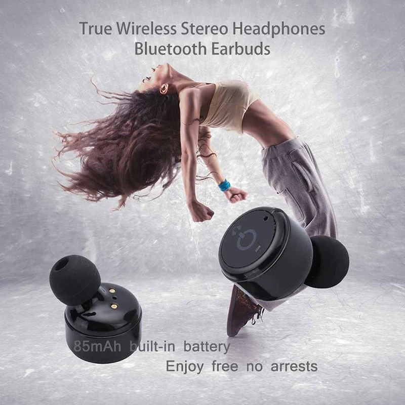 Wireless Earbuds Headphones Twins X2T Mini Bluetooth CSR4.2 Earphones Stereo Magnetic Charger Box Case for iphone Smartphone | Электроника