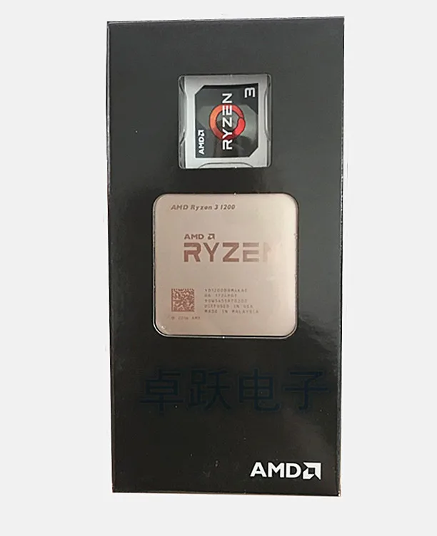 Четырехъядерный процессор AMD Ryzen 3 1200 R3 1200 3,1 ГГц YD1200BBM4KAE Socket AM4