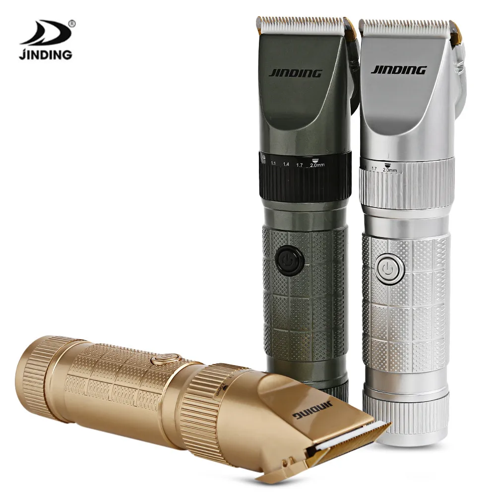 Цена JINDING JD 9908 Professional машинка для стрижки волос триммеры Электрический перезаряжаемый титановый керамический Клинок для стрижки волос