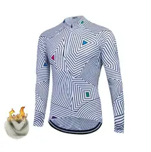 2017 Thermal Cycling Jersey Winter Fleeced 6 color Ropa Ciclismo Bike Cycling Maillot Bicycle Wear MTB Cycling Clothing Racing