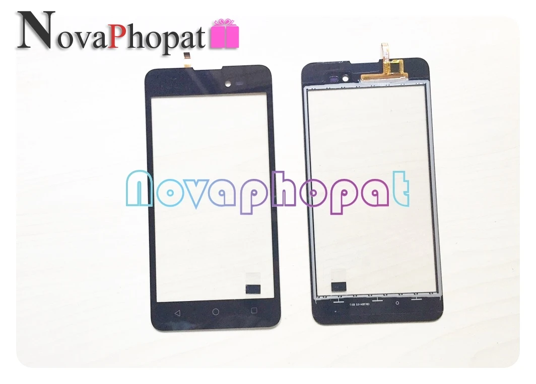 Novaphopat черный/белый сенсорный экран для Wiko Sunny 2 Plus дигитайзер замена экрана 10