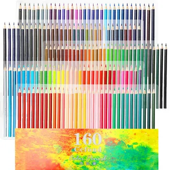 

Ccfoud 160 Colors Oil Colored Pencils Set Sketch Pencil Wood Color Pencil For Drawing Artist Paint Art Supplies