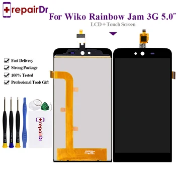 

Top Quality 5.0" For WIKO Rainbow jam 3G LCD Display With Touch Screen Digitizer Assembly For Wiko Rainbow Jam Lcd Screen