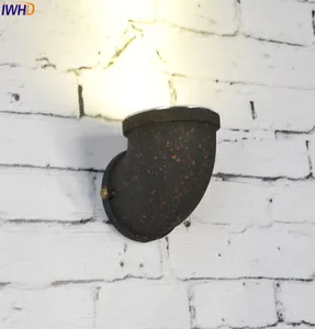 Amercian Water Pipe Wall Lamp Vintage Home Lighting 3W 7W Home Lighting Loft Industrial Wall Lights Sconce LED Stair Light