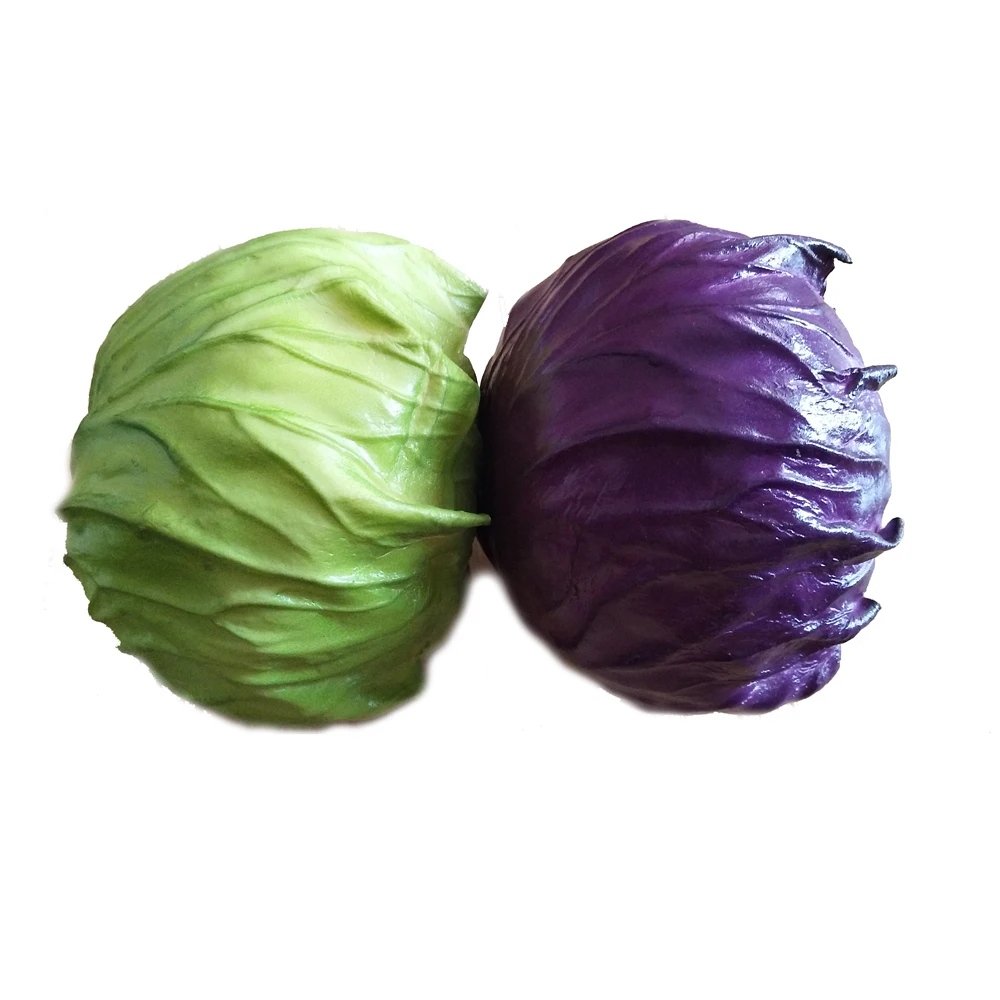 New artificial cabbage greens faux leaf pamphrey fake vegetable house