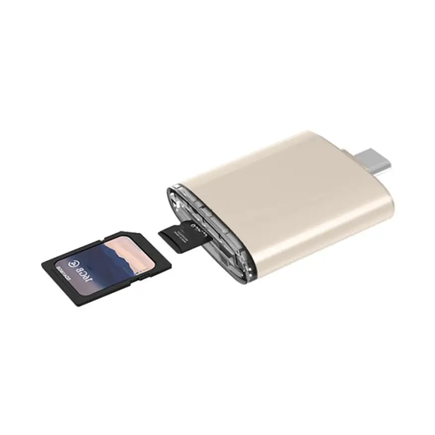 3 в 1 USB 3,1 type C USB-C TF Micro SD OTG кард-ридер для samsung Galaxy S9 l0717 #2