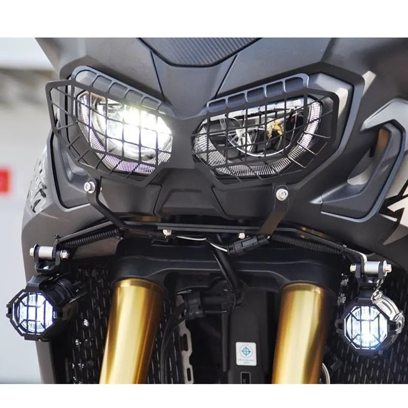 Аксессуары для мотоциклов CNC алюминий Honda 2016 Африка Twin CRF1000L Защитная крышка фар